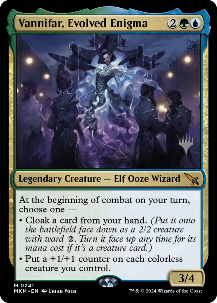 Vannifar, Evolved Enigma (PPMKM-241) [Murders at Karlov Manor Promos] MTG Single Wizards of the Coast
