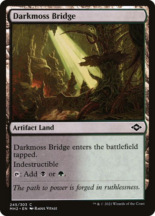 Darkmoss Bridge (MH2-245) [Modern Horizons 2] Foil MTG Single Wizards of the Coast