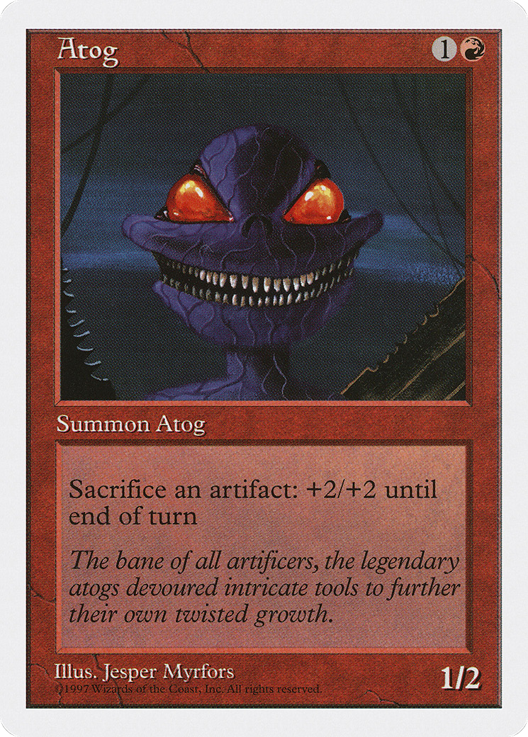 Atog (5ED-209) [Fifth Edition] MTG Single Wizards of the Coast