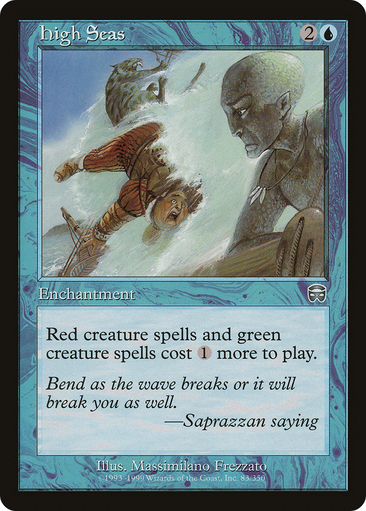 High Seas (MMQ-083) [Mercadian Masques] Foil MTG Single Wizards of the Coast