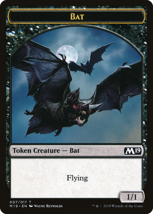 Bat (M19-007) [Tokens] Core Set 2019 Tokens MTG Single Wizards of the Coast