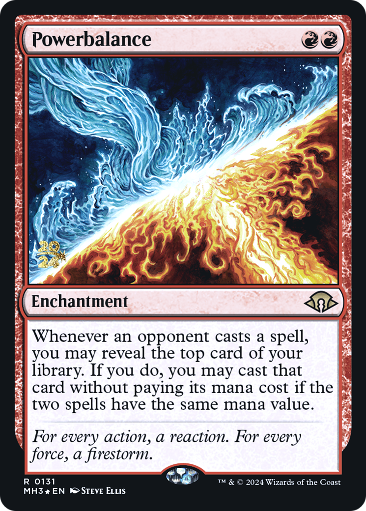 Powerbalance (PRE-131) [Modern Horizons 3 Promos] Foil MTG Single Wizards of the Coast