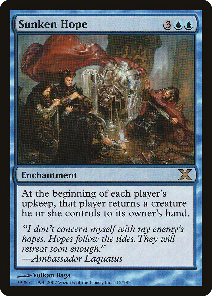Sunken Hope (10E-112) [Tenth Edition] Foil MTG Single Wizards of the Coast