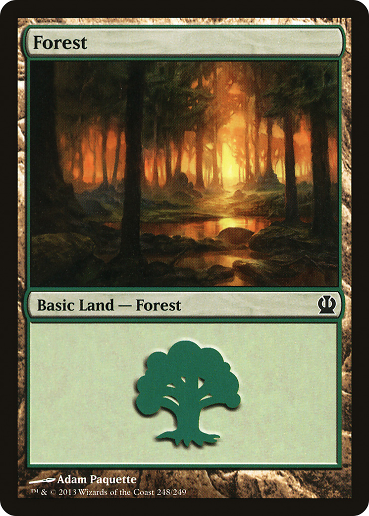 Forest (THS-248) [Theros] MTG Single Wizards of the Coast