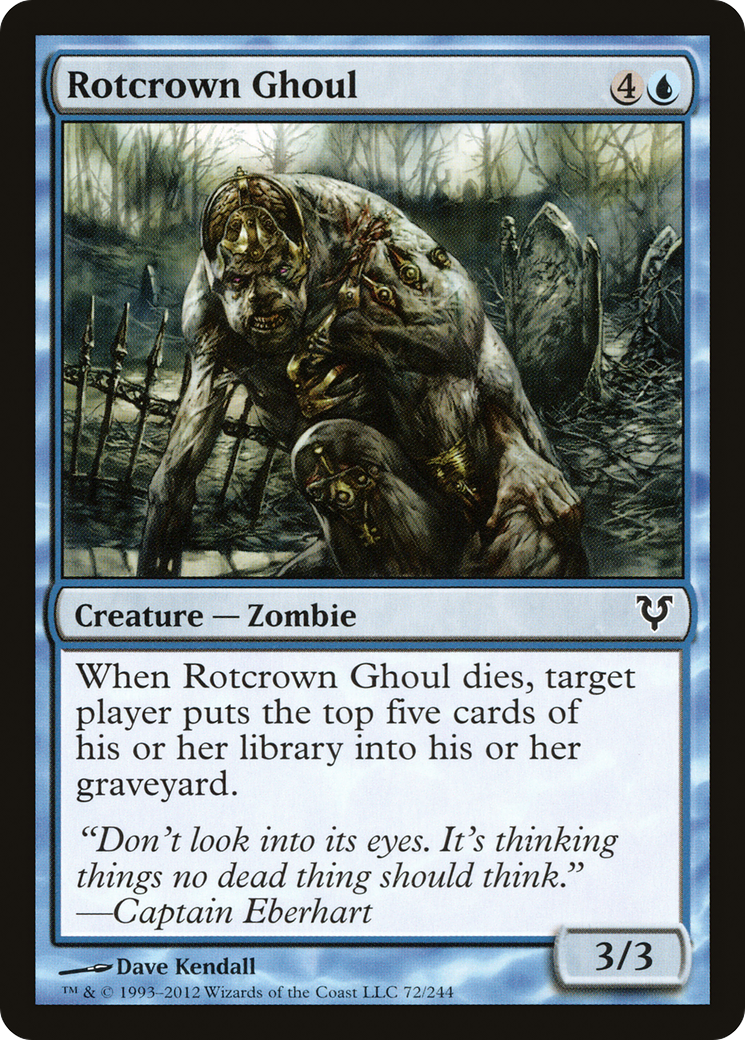 Rotcrown Ghoul (AVR-072) [Avacyn Restored] Foil MTG Single Wizards of the Coast