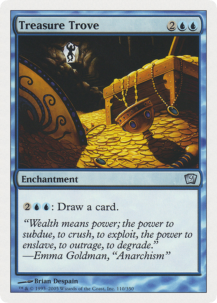 Treasure Trove (9ED-110) [9th Edition] Foil MTG Single Wizards of the Coast