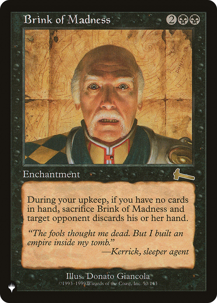 Brink of Madness (LIST-ULG-50) [Mystery Booster] The List MTG Single Wizards of the Coast