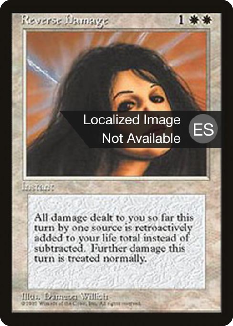 Reverse Damage (4BB-045) [Fourth Edition Foreign Black Border] MTG Single Wizards of the Coast