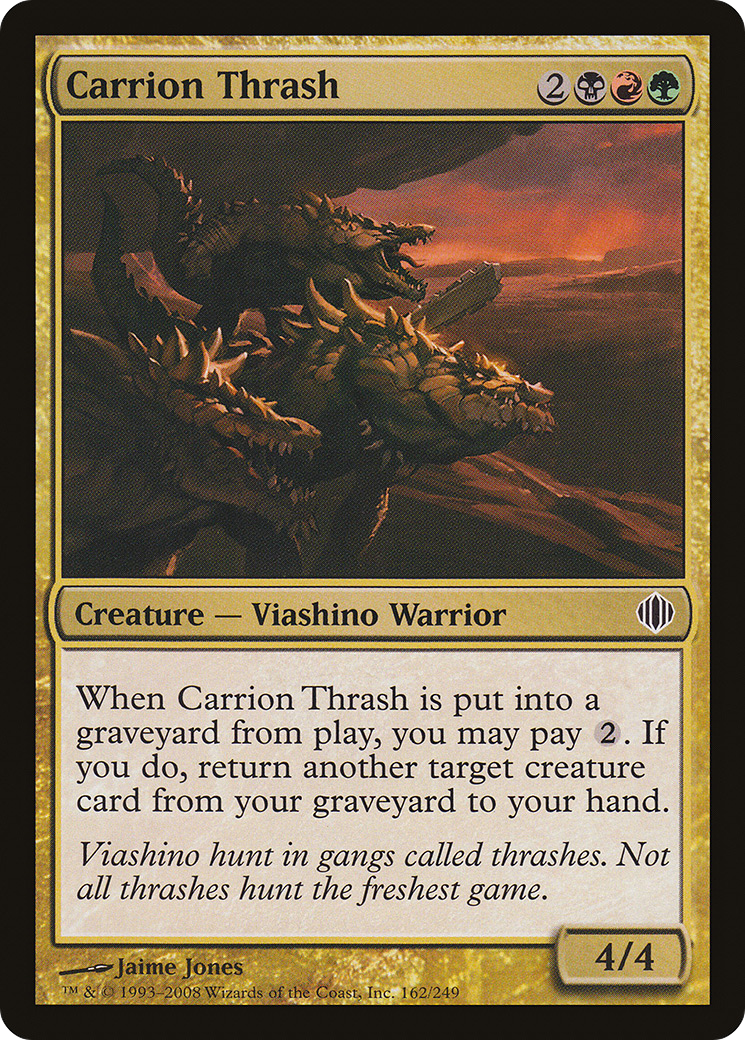 Carrion Thrash (ALA-162) [Shards of Alara] Foil MTG Single Wizards of the Coast