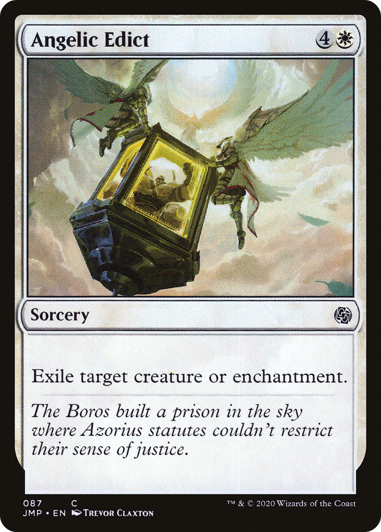 Angelic Edict (JMP-087) [Jumpstart] MTG Single Wizards of the Coast