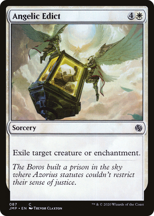 Angelic Edict (JMP-087) [Jumpstart] MTG Single Wizards of the Coast