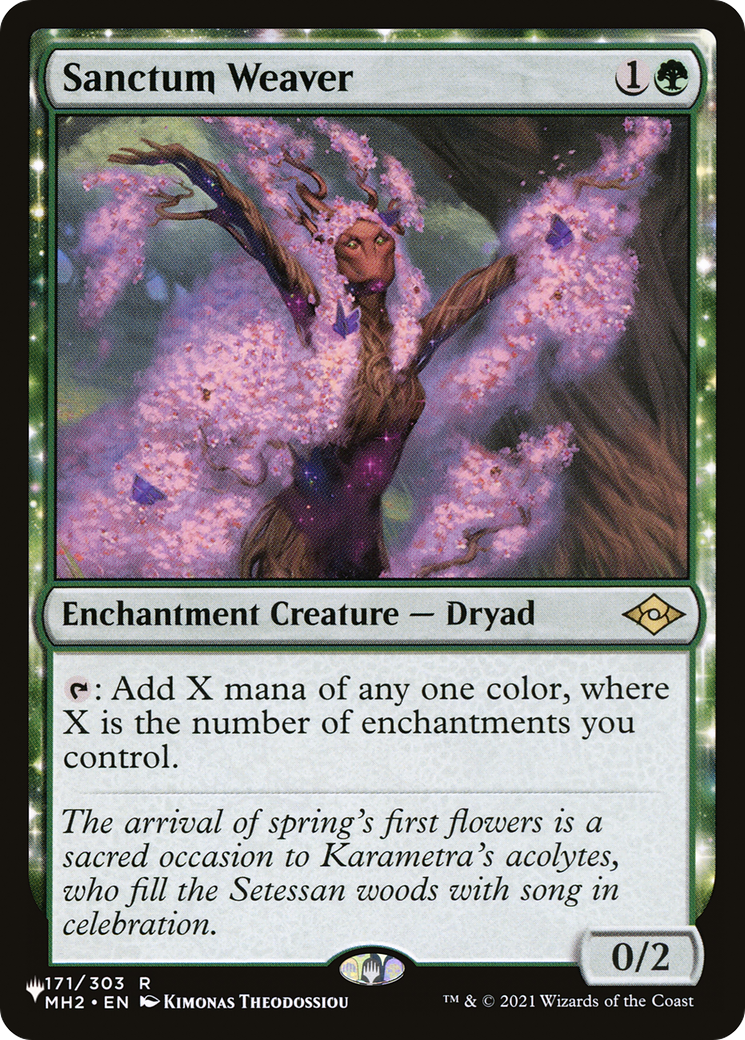 Sanctum Weaver (LIST-MH2-171) [Mystery Booster] The List Reprints MTG Single Wizards of the Coast