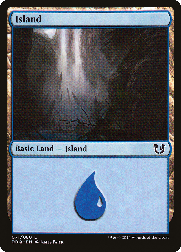 Island (DDQ-071) [Misc] Duel Decks: Blessed vs. Cursed MTG Single Wizards of the Coast