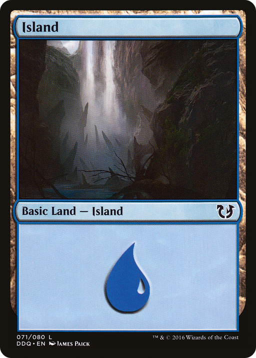 Island (DDQ-071) [Misc] Duel Decks: Blessed vs. Cursed MTG Single Wizards of the Coast