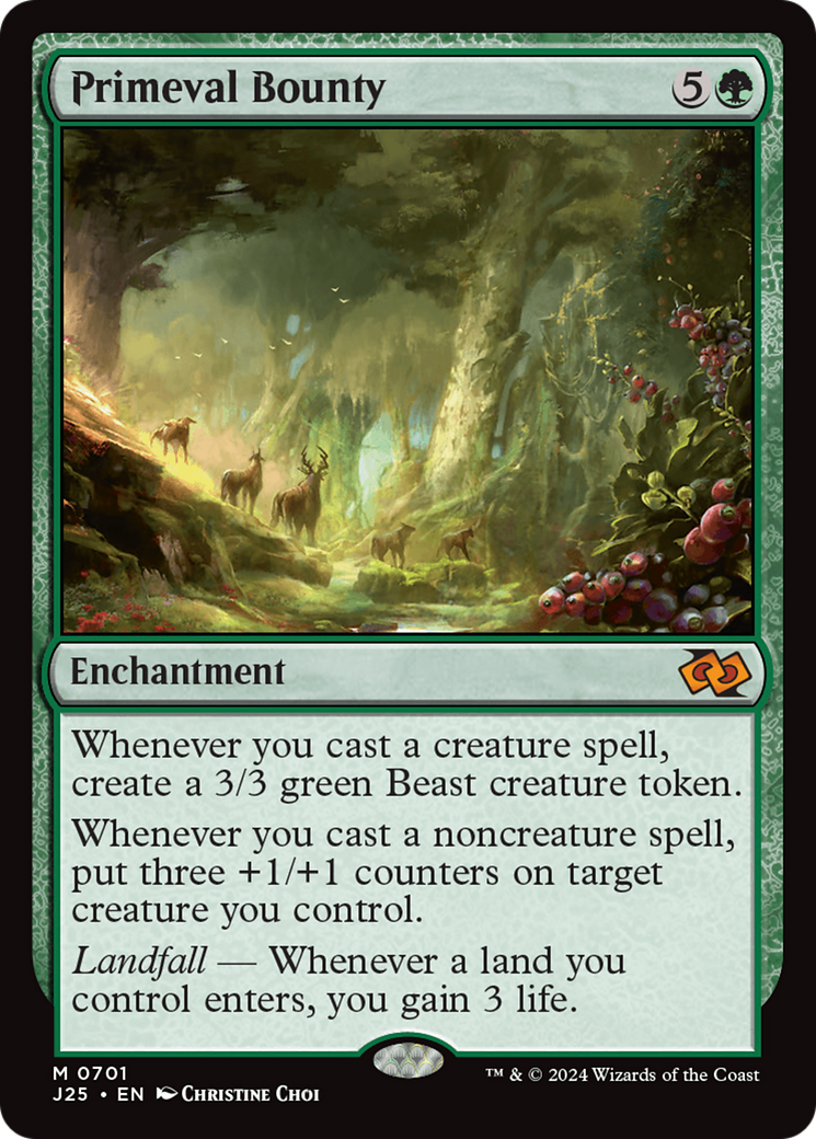 Primeval Bounty (J25-701) [Foundations Jumpstart] MTG Single Wizards of the Coast