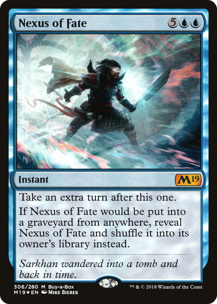 Nexus of Fate (BABP-306) [Core Set 2019] Foil MTG Single Wizards of the Coast