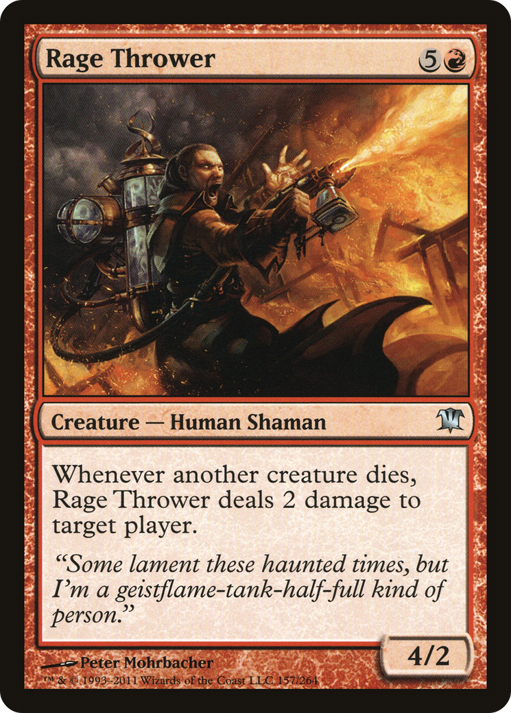 Rage Thrower (ISD-157) [Innistrad] Foil MTG Single Wizards of the Coast