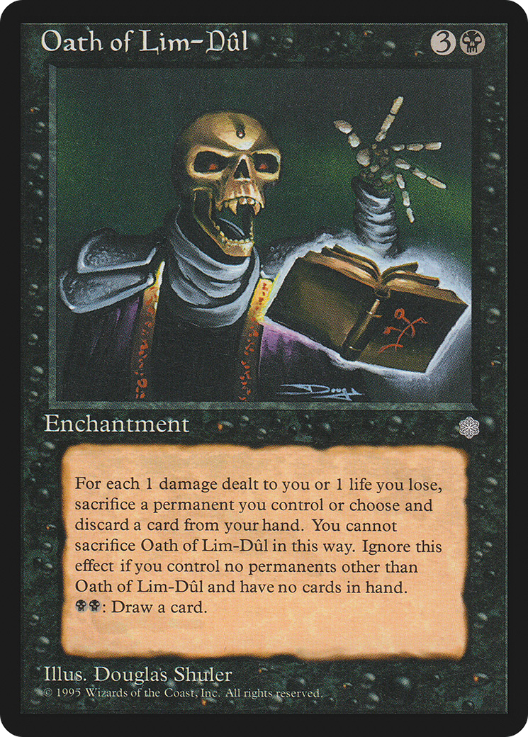 Oath of Lim-Dûl (ICE-156) [Ice Age] MTG Single Wizards of the Coast