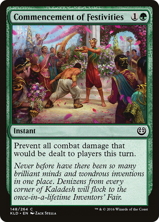 Commencement of Festivities (KLD-148) [Kaladesh] MTG Single Wizards of the Coast