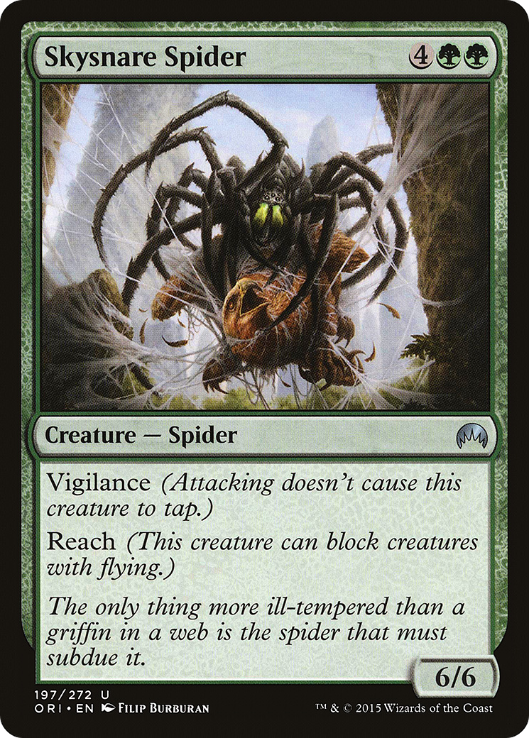 Skysnare Spider (ORI-197) [Magic Origins] Foil MTG Single Wizards of the Coast