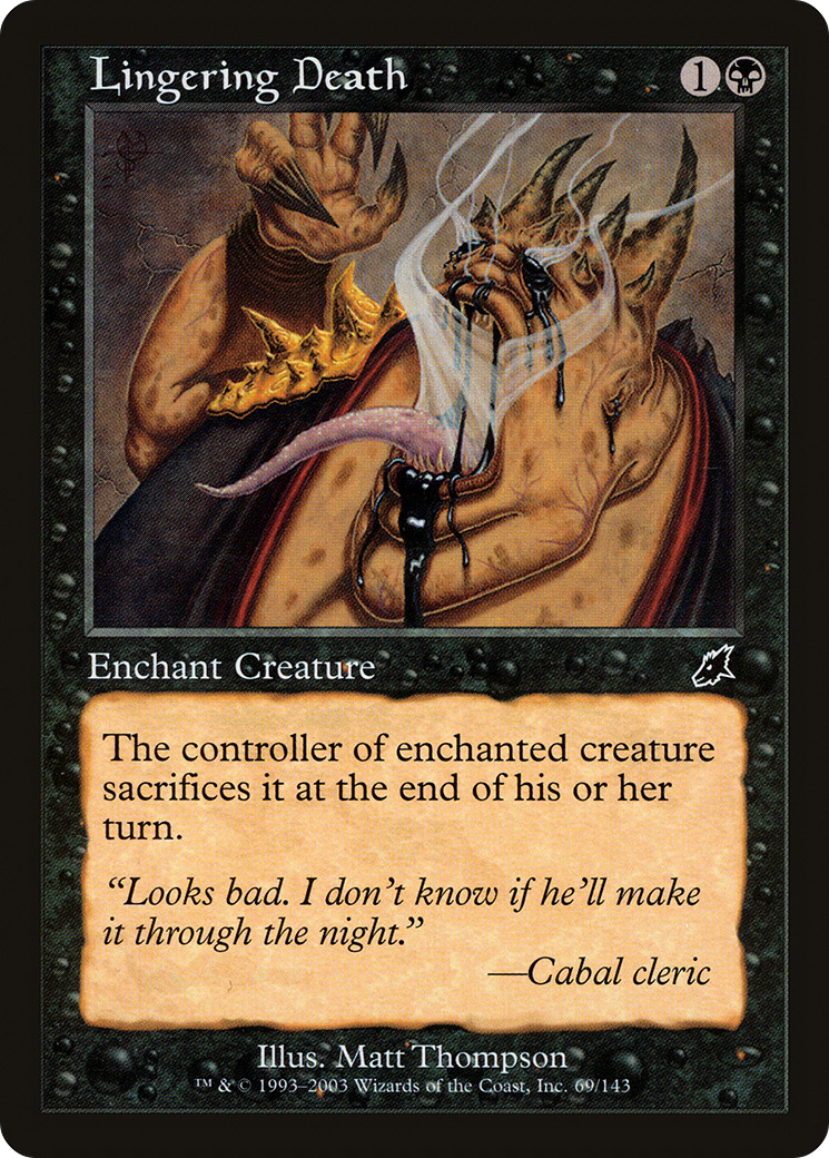 Lingering Death (SCG-069) [Scourge] Foil MTG Single Wizards of the Coast