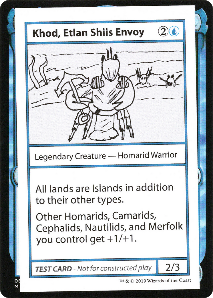 Khod, Etlan Shiis Envoy (CMB1-024) [Mystery Booster] Playtest Cards 2021 MTG Single Wizards of the Coast