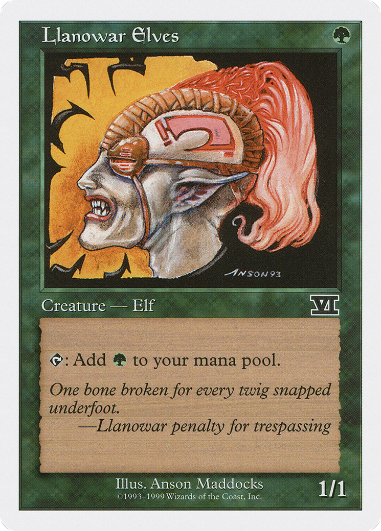 Llanowar Elves (BRB-) [Misc] Battle Royale Box Set MTG Single Wizards of the Coast