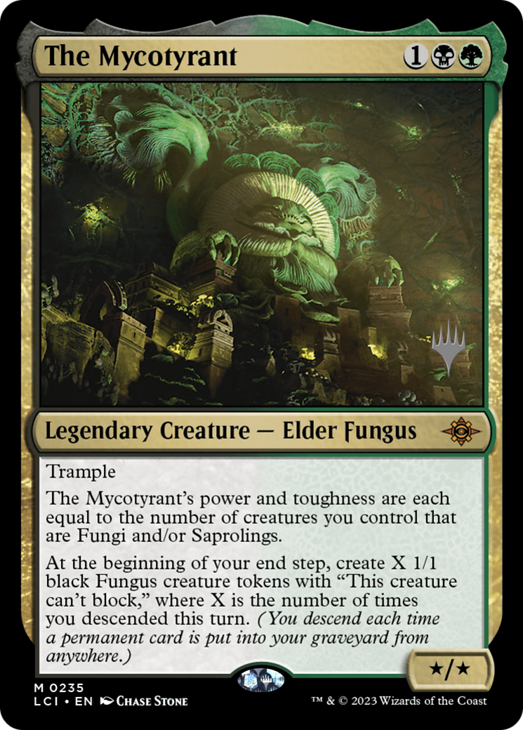 The Mycotyrant (PPLCI-235) [The Lost Caverns of Ixalan Promos] MTG Single Wizards of the Coast