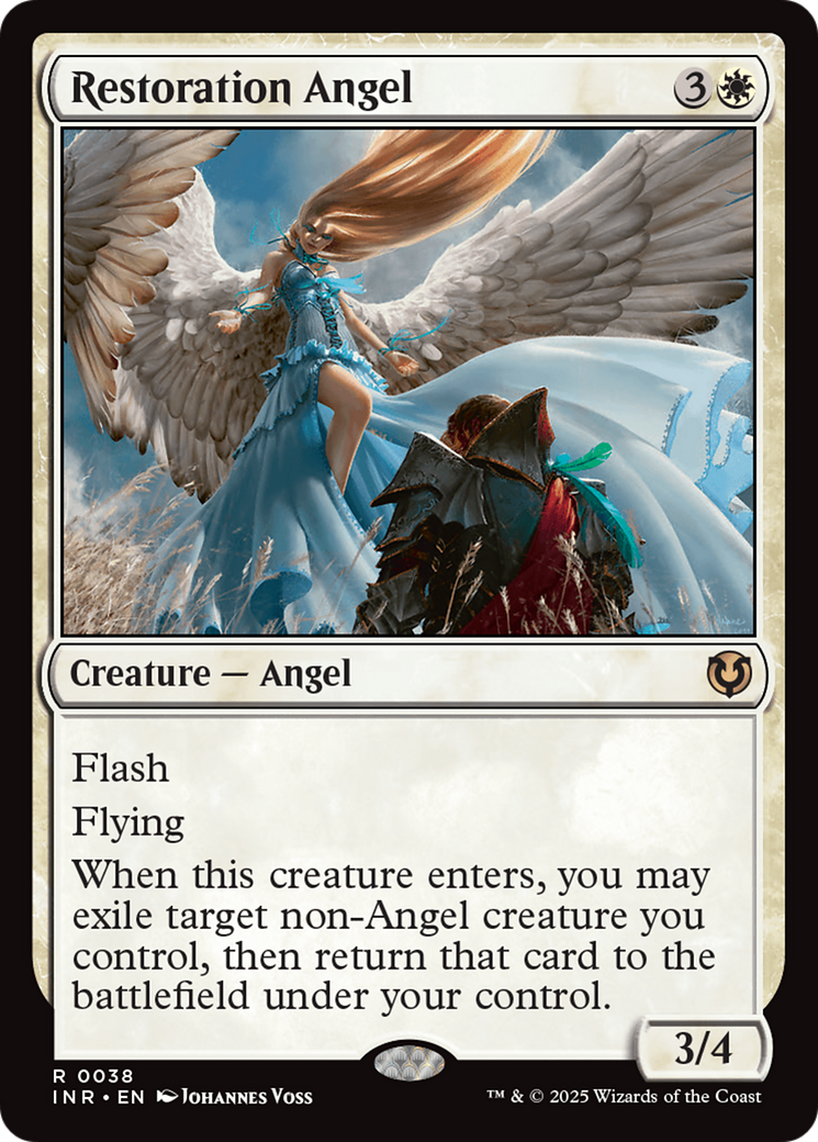 Restoration Angel (INR-038) [Innistrad Remastered] MTG Single Wizards of the Coast