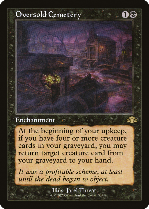 Oversold Cemetery (DMR-309) [Dominaria Remastered] MTG Single Wizards of the Coast