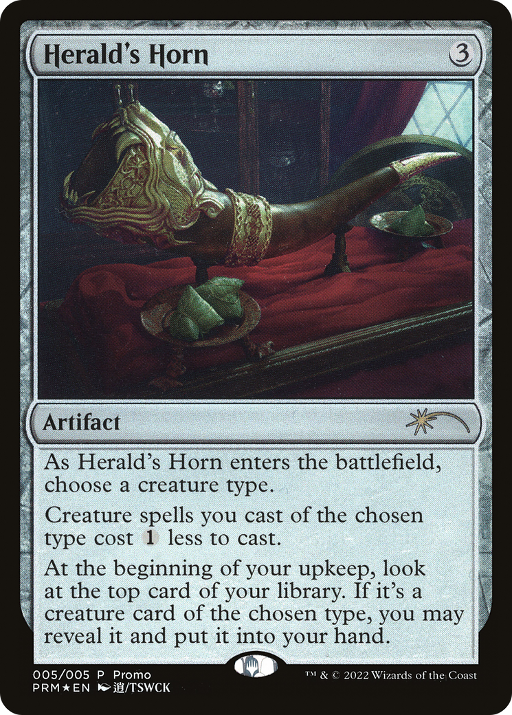 Herald's Horn (Year of the Tiger 2022) (UMP-005) [Misc] Year of the Tiger 2022 Foil MTG Single Wizards of the Coast
