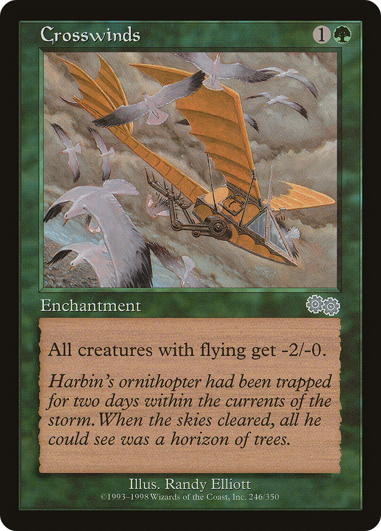 Crosswinds (USG-246) [Urza's Saga] MTG Single Wizards of the Coast