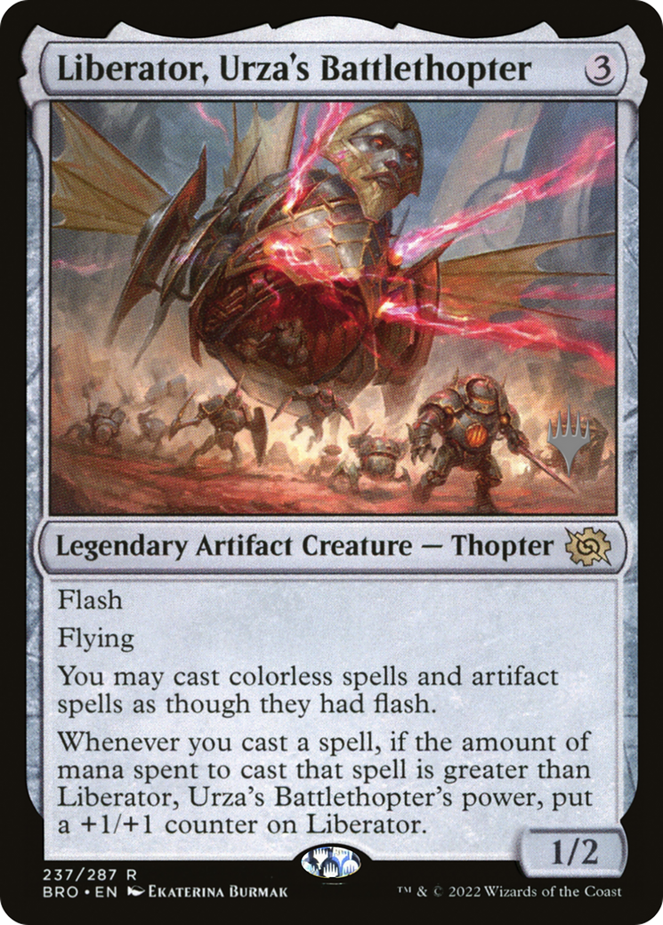 Liberator, Urza's Battlethopter (PPBRO-237) [The Brothers' War Promos] MTG Single Wizards of the Coast