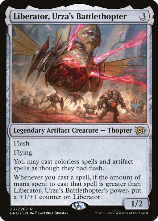 Liberator, Urza's Battlethopter (PPBRO-237) [The Brothers' War Promos] Foil MTG Single Wizards of the Coast