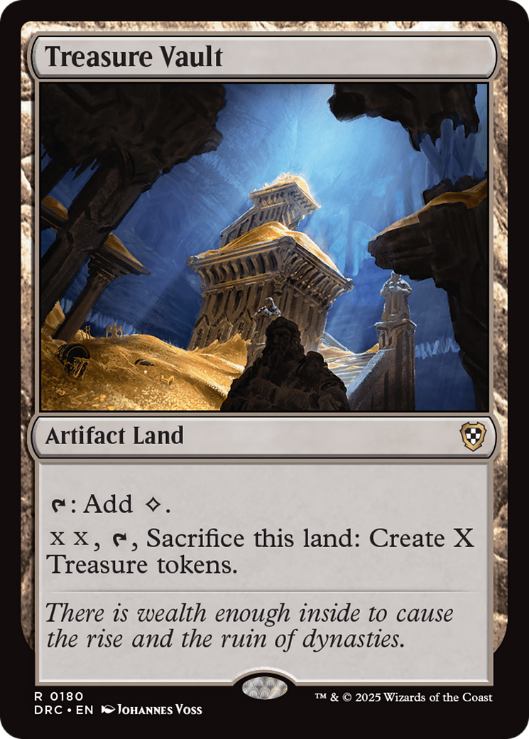 Treasure Vault (DRC-180) [Commander: Aetherdrift] MTG Single Wizards of the Coast
