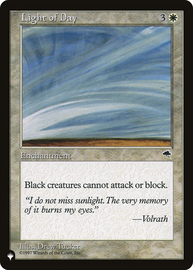 Light of Day (LIST-TMP-27) [Mystery Booster] The List MTG Single Wizards of the Coast