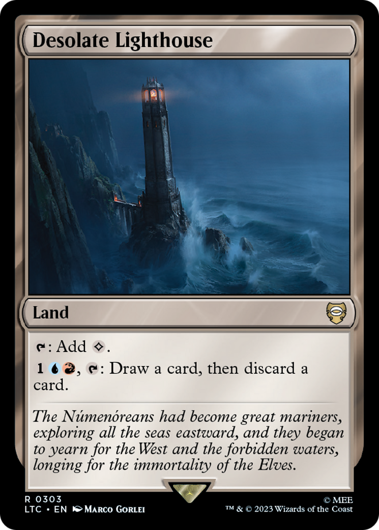 Desolate Lighthouse (LTC-303) [Tales of Middle-earth Commander] MTG Single Wizards of the Coast