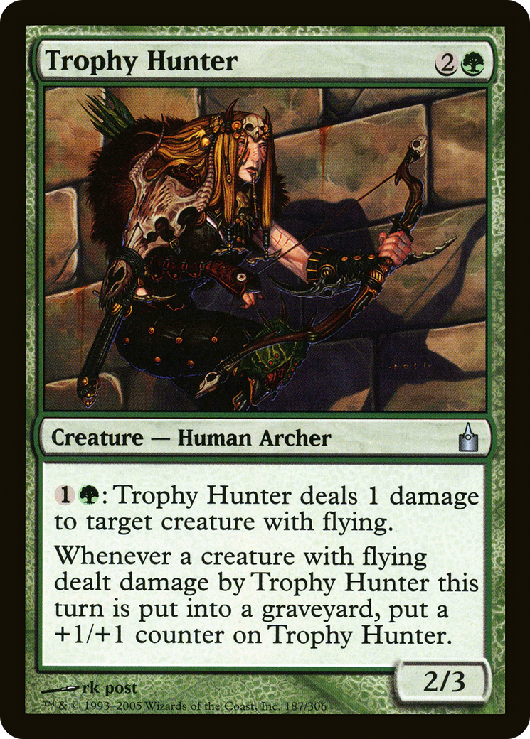 Trophy Hunter (RAV-187) [Ravnica: City of Guilds] Foil MTG Single Wizards of the Coast