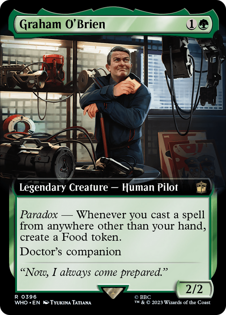 Graham O'Brien (WHO-396) [Doctor Who] (Extended Art) MTG Single Wizards of the Coast
