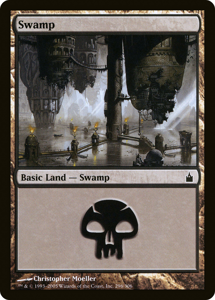 Swamp (RAV-296) [Ravnica: City of Guilds] MTG Single Wizards of the Coast