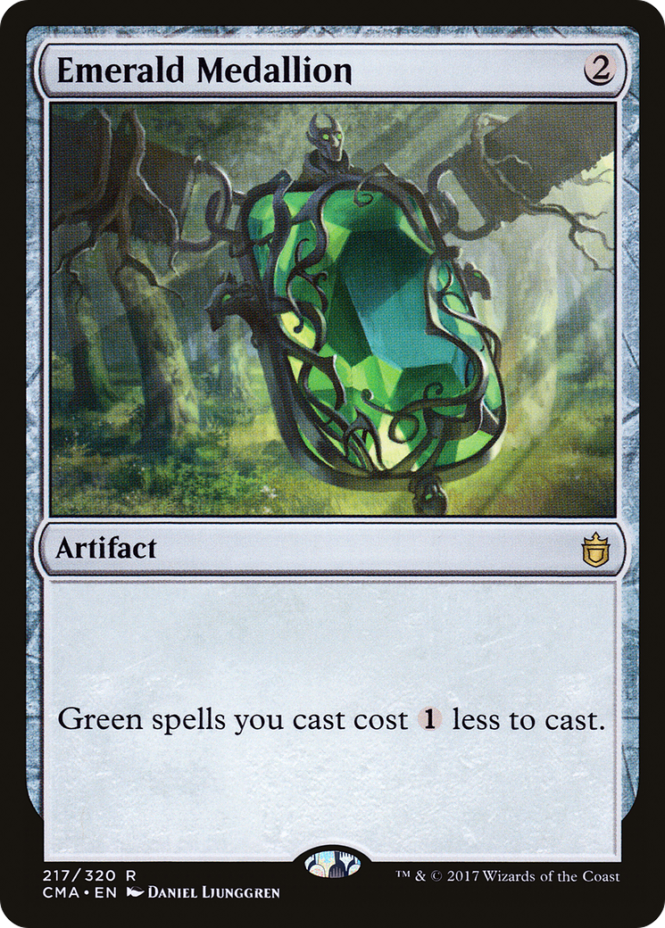 Emerald Medallion (CMA-217) [Commander Anthology] MTG Single Wizards of the Coast