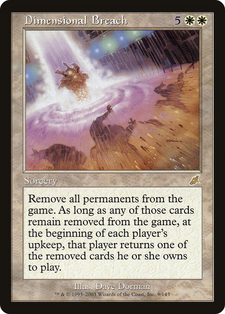 Dimensional Breach (SCG-009) [Scourge] MTG Single Wizards of the Coast