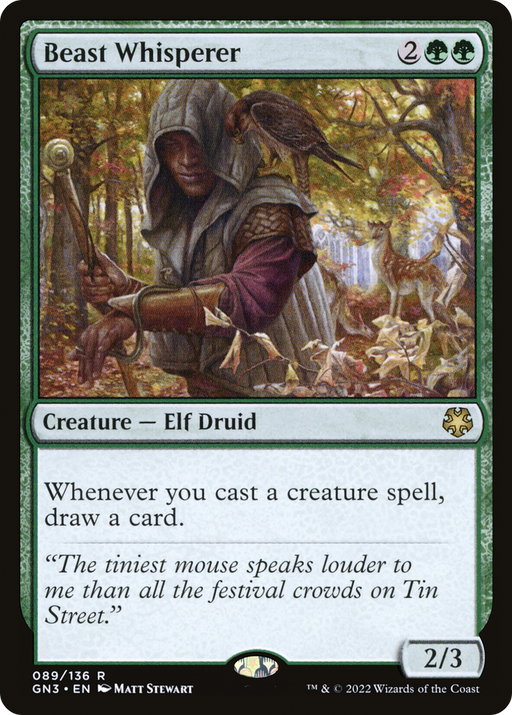 Beast Whisperer (GN3-089) [Misc] Game Night: Free-for-All MTG Single Wizards of the Coast