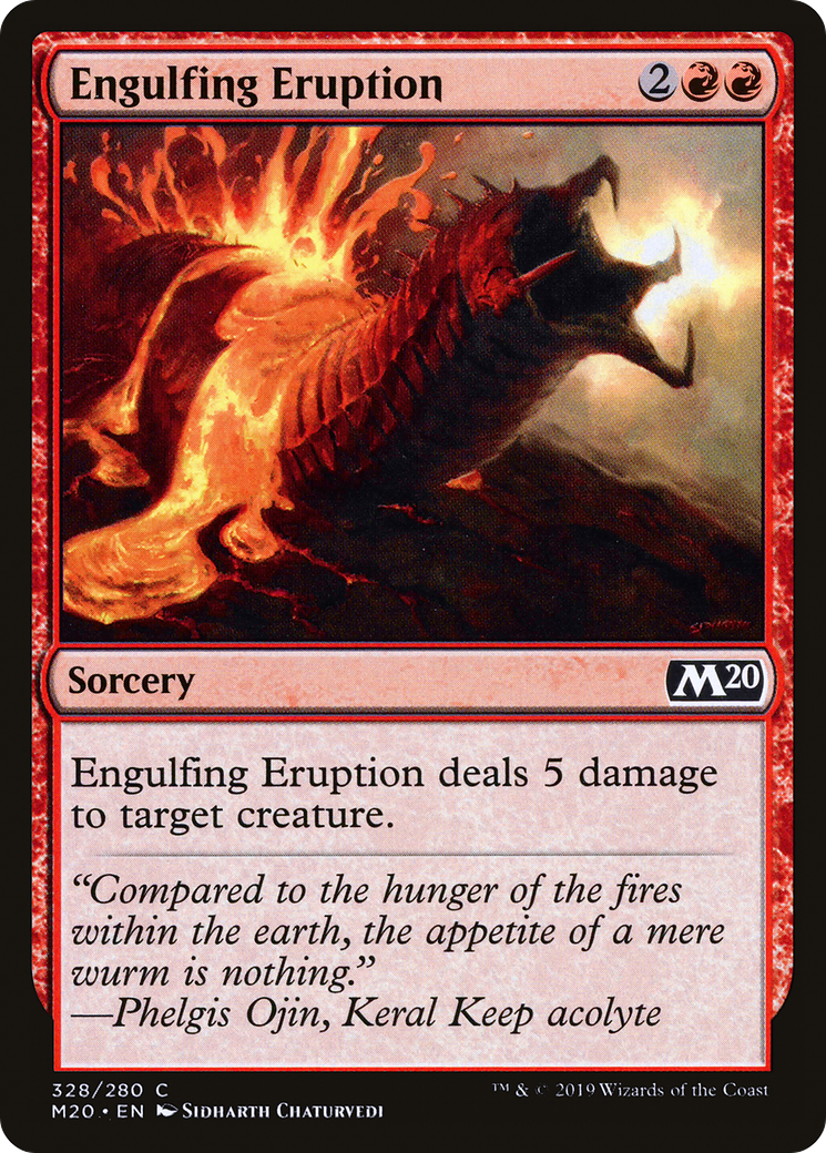 Engulfing Eruption (M20-328) [Core Set 2020] MTG Single Wizards of the Coast