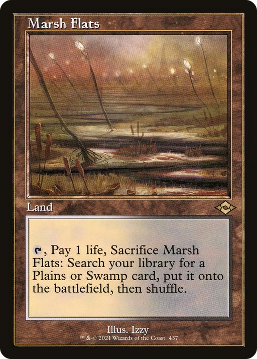 Marsh Flats (MH2-437) [Modern Horizons 2] MTG Single Modern Horizons 2