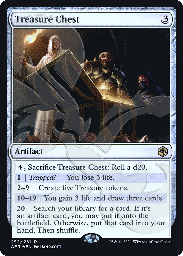 Treasure Chest (AFR&-252) [Adventures in the Forgotten Realms Promos] Foil MTG Single Wizards of the Coast