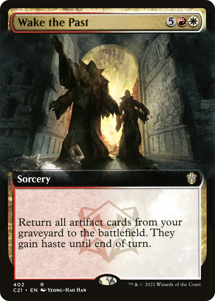 Wake the Past (C21-402) [Commander 2021] (Extended Art) MTG Single Wizards of the Coast