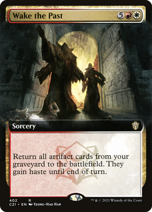 Wake the Past (C21-402) [Commander 2021] (Extended Art) MTG Single Wizards of the Coast