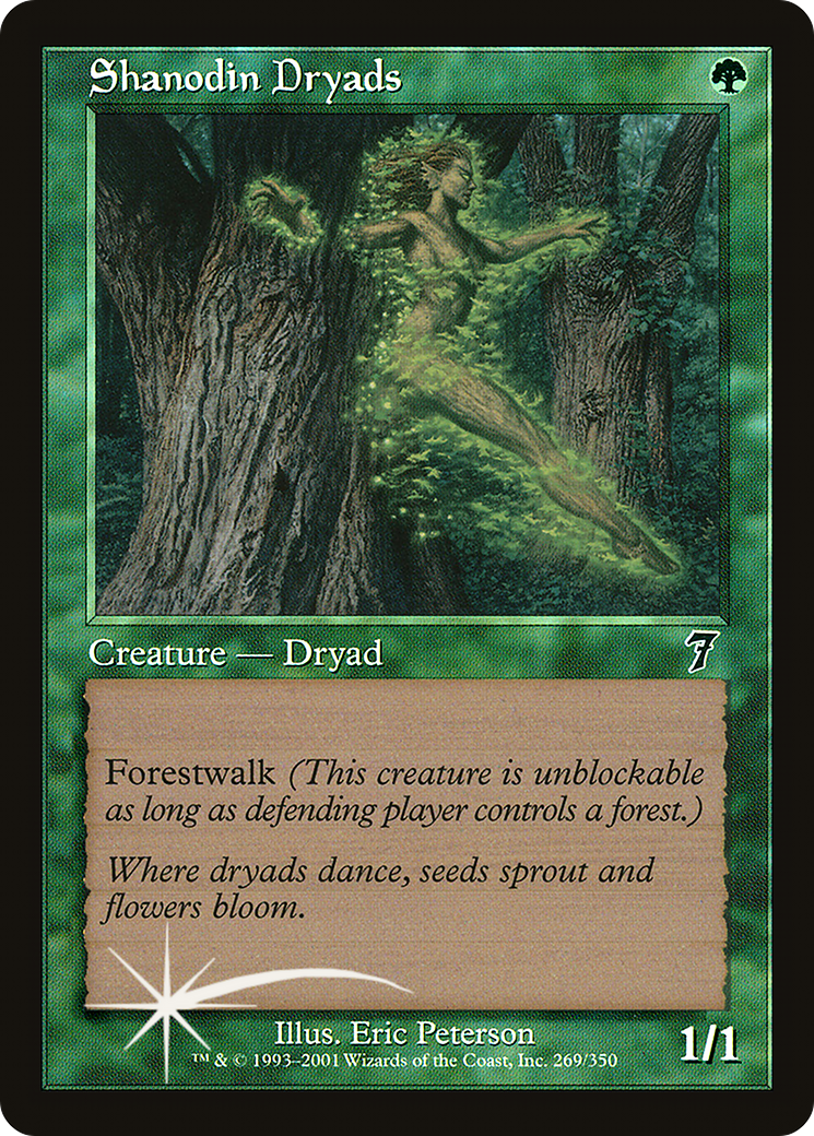 Shanodin Dryads (7ED-269) [7th Edition] Foil MTG Single Wizards of the Coast