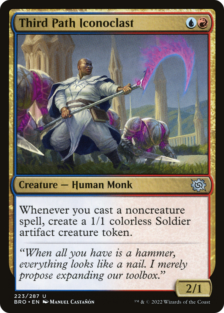 Third Path Iconoclast (BRO-223) [The Brothers' War] Foil MTG Single Wizards of the Coast